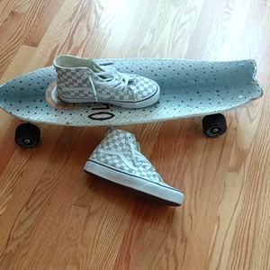 Vans checker high tops